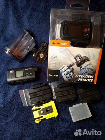 Экшн камера Sony HDR-AS20 +дистанционное RM-LVR1