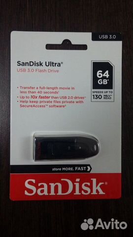 Флеш-диск SanDisk 64GB CZ48 Ultra USB 3.0