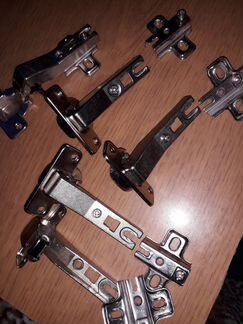 Петли на дверь навесы мебельная фурнитура б/у