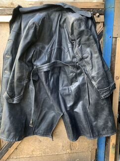 Кожаный плащ мужской ВОВ