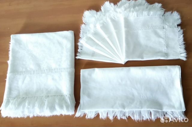 Скатерть, полотенце, салфетки х/б, ручная работа