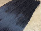 Натуральные волосы черные 60 см объявление продам