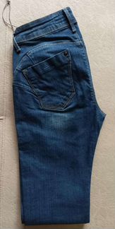 Женские синие скини джинсы