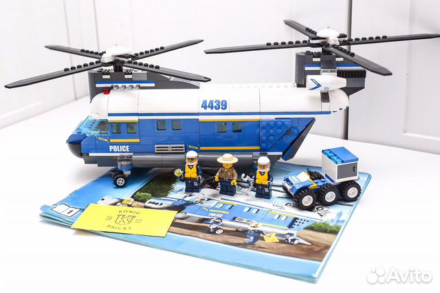 lego city police helicopter 4439