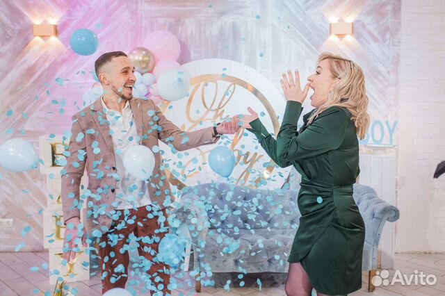 Организация гендер пати, baby shower