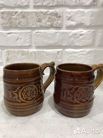 Пивная кружка Воронеж 1585, керамика, 2 шт