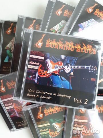 CD диски Сборник блюза Burning Blues