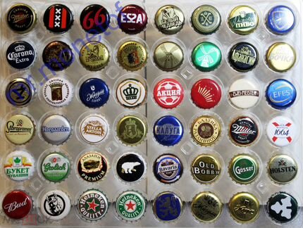 48 Кронен пивных крышек (4)