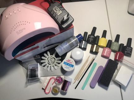 Набор новый для наращивания и Гель лака