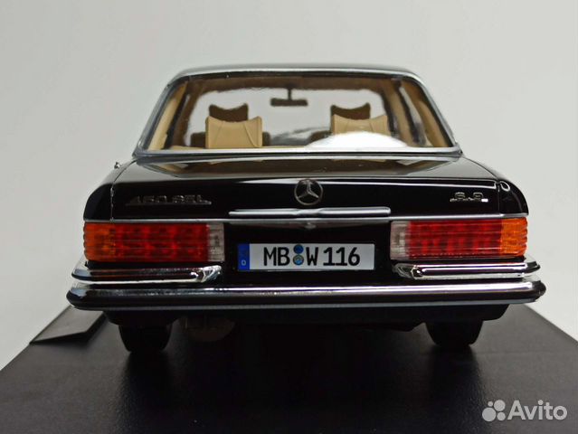 Mercedes 450 SEL 6,9 W116 Black I-Scale 1:18