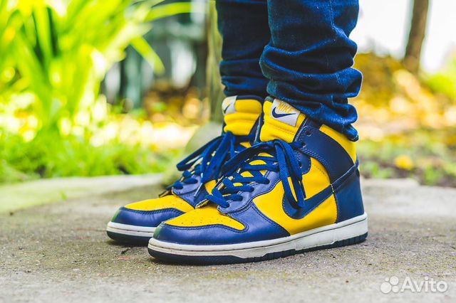 nike dunk michigan high