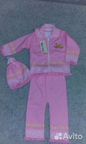 Костюм вязанный+шапочка Новый