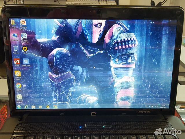 Рабочий ноутбук HP Compaq 615 для учебы