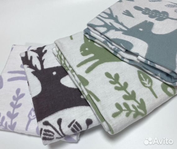 Хлопковое байковое детское одеяло