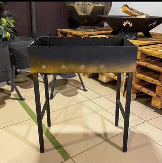 Мангал Крепыш малый на 9 шампуров Гост 3мм