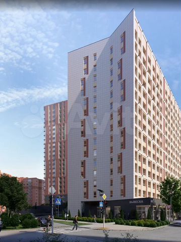 2-к. квартира, 53,6 м², 10/15 эт.