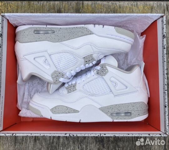 Nike air Jordan 4 Retro White Oreo