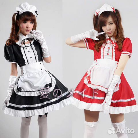 Костюм горничной милый maid аниме косплей купить в Москве | Личные вещи ...