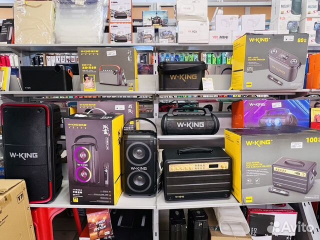 Мощные колонки караоке W-King