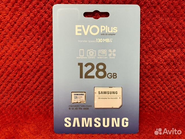 Карта памяти micro sd 128 samsung