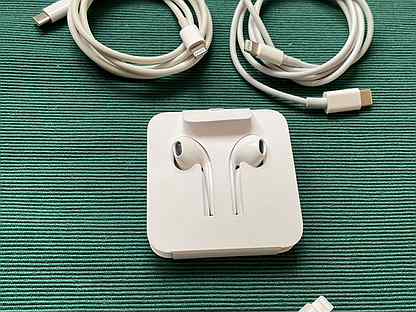 Наушники earpods, переходник,Провод кабель iPhone