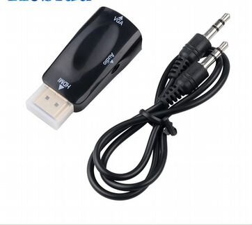 Переходник hdmi на VGA со звуком