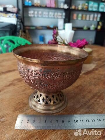 Медная ваза