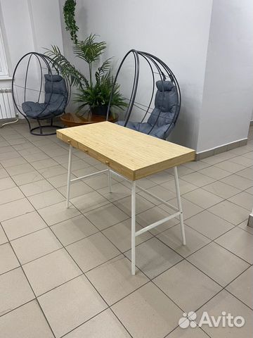 Лиллосен письменный стол бамбук 102x49 см