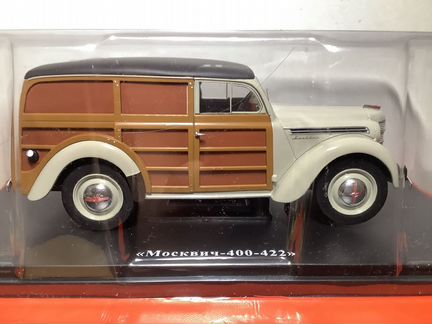 Модель автомобиля Москвич-400-422 1:24 Ашет