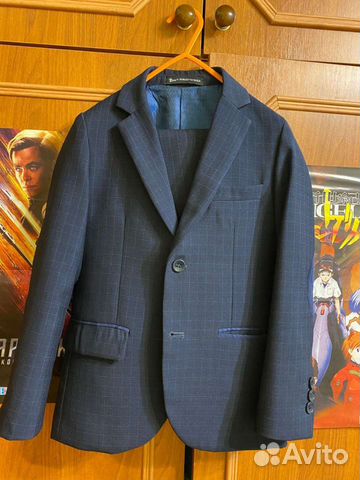 Школьный костюм синий 122р
