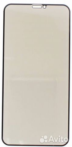 Защитное стекло 3D Анти-шпион для iPhone Xr/11 Чер