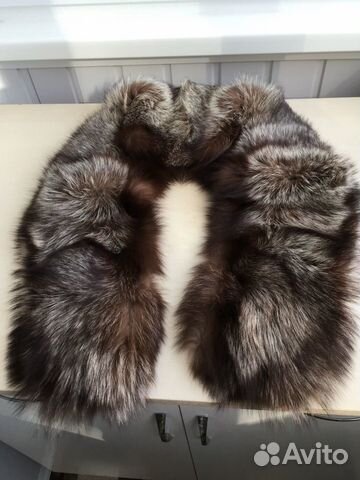 Воротник из чернобурой лисы