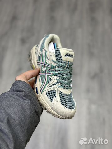 Кроссовки Asics Gel Kahana 8 бежевые женские зелен