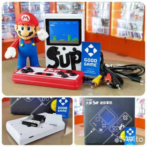 Денди 8-bit SUP Белый + 400 игр. Новый