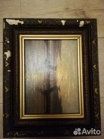 Картина маслом на холсте СССР