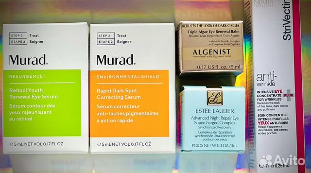 Миниатюры кремов для век