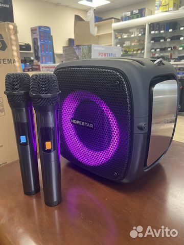 Колонка караоке Hopestar Party ONE 80 Вт микрофон