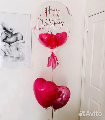 Гелиевые и воздушные шары, сердца, фигуры из шаров