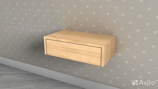 Тумба прикроватная подвесная, парящая