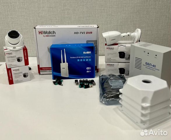 Комплект видеонаблюдения / Установка