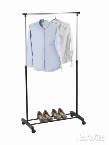 Вешалка мобильная для одежды на роликах Новая
