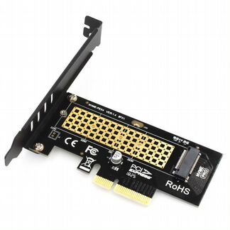 Адаптер M.2 на pcie X4 для SSD NVMe
