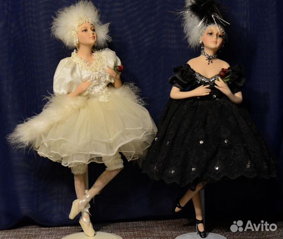 Коллекционная кукла «Балерина в белой пачке»