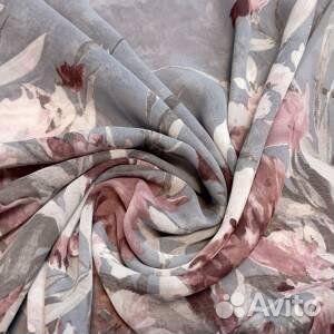 Отрезы ткани шифон