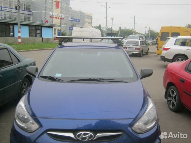 Багажники на крышу Hyundai Solaris сед (2010-2017)