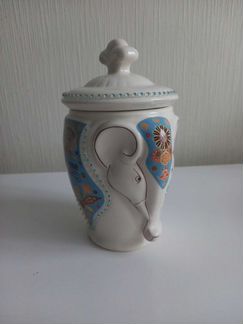 Банка керамическая в виде слона