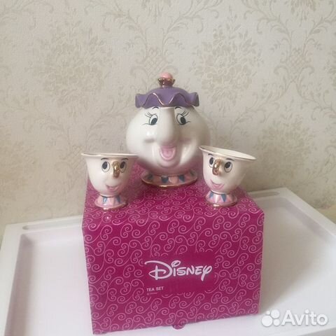 Сервиз Красавица и Чудовище (с 2 чашками)