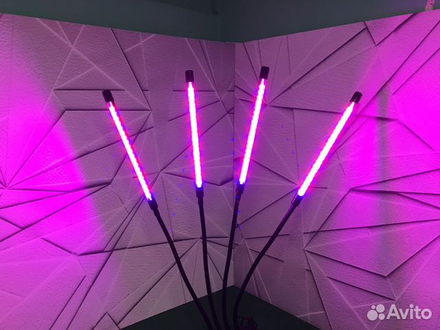 Фитолампа для растений. Полный спектр, 4 све-ка