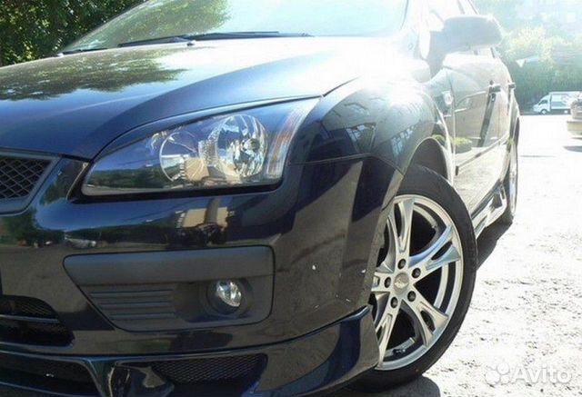 Реснички на Ford Focus 2 (2004-2008) узкие новые