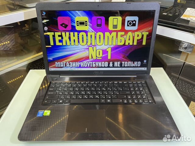 Большой игровой asus 17.3